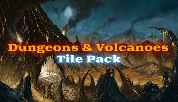 RPG Maker VX Ace - Dungeons and Volcanoes Tile Pack Steam capsule image