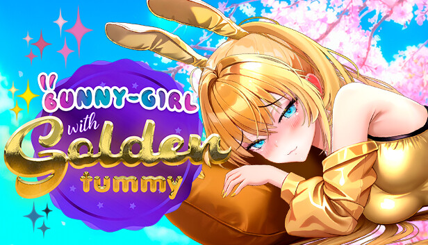 Bunny-girl with Golden tummy