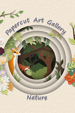 Papercut Art Gallery-Nature cover art