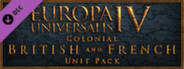 Europa Universalis IV: Colonial British and French Unit pack