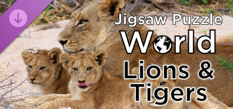 Jigsaw Puzzle World - Lions & Tigers Steam header image