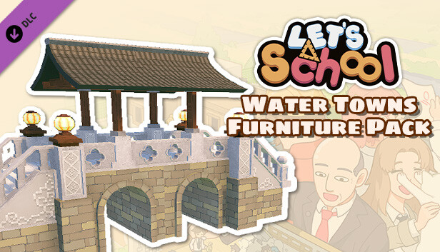 Let's School - Water Towns Furniture Pack Steam capsule image