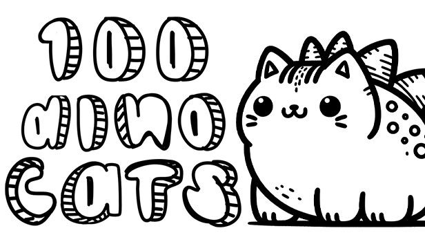 100 Dino Cats Steam capsule image