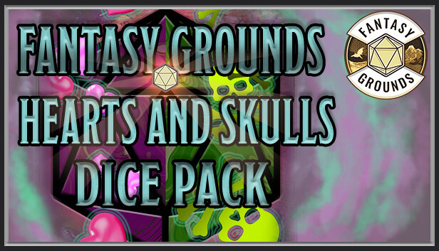 Fantasy Grounds - Hearts and Skulls Dice Pack Steam capsule image