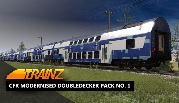 Trainz 2019 DLC - CFR Modernised Doubledecker Pack No. 1 Steam capsule image