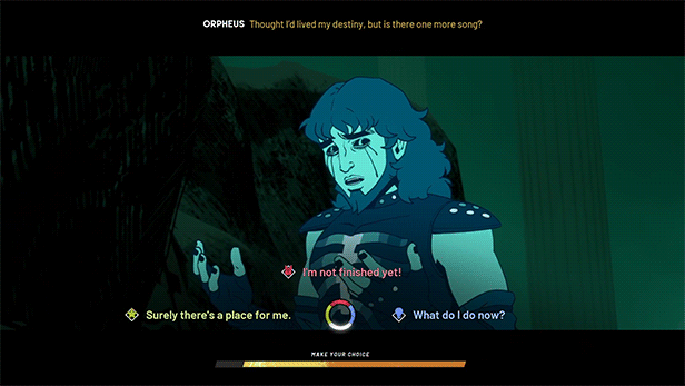 HORS RPG - Stray Gods : The Roleplaying Musical : DLC Orpheus annoncé 4 SongWheel | RPG Jeuxvidéo
