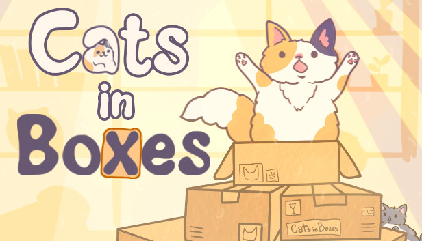 Cats in Boxes Steam capsule image