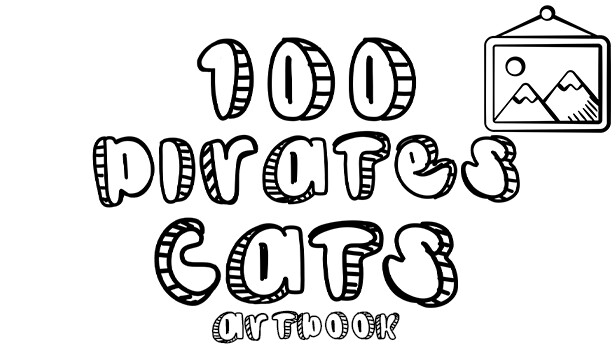 100 Pirate Cats - Artbook Steam capsule image