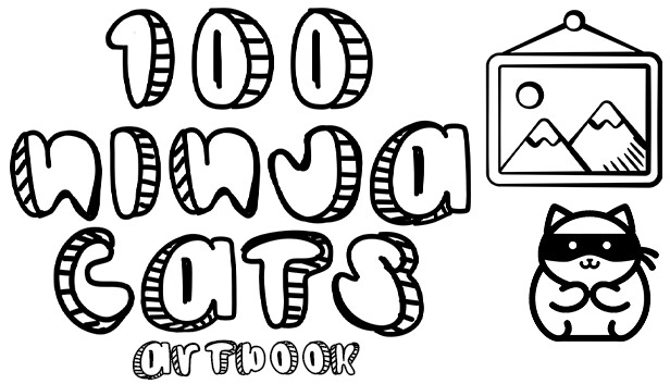 100 Ninja Cats - Artbook Steam capsule image