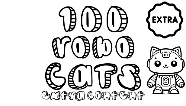 100 Robo Cats - Extra Content Steam capsule image