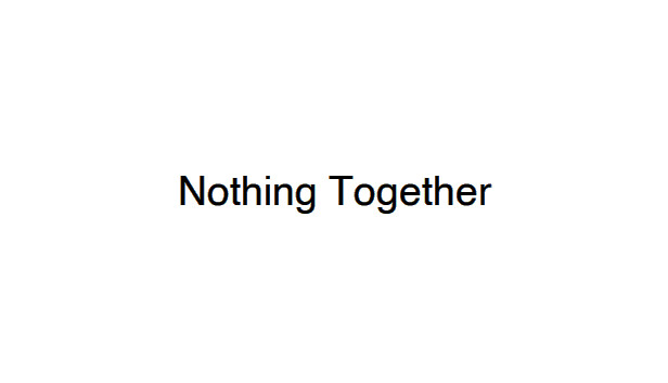 Nothing Together - Light Theme Steam capsule image