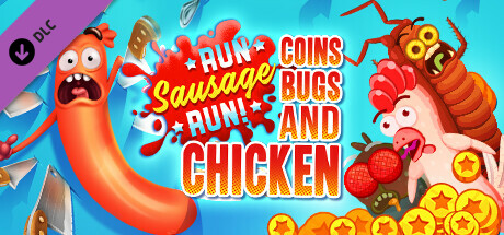 Run Sausage Run: Coins, Bugs and Chicken