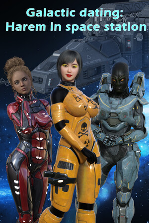 Galactic dating: Harem in space station cover art