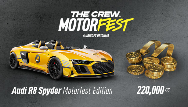 Audi R8 Spyder Welcome Pack (+220,000 Crew Credits) – The Crew Motorfest Steam capsule image