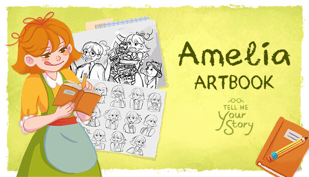 Tell Me Your Story - Amelia Artbook Steam capsule image