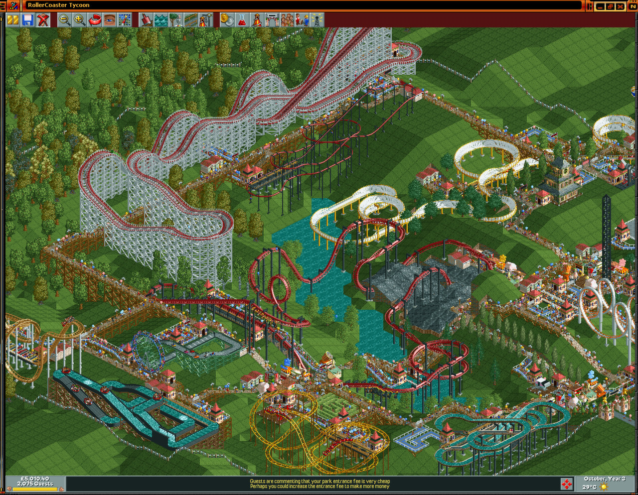 Save 66% on RollerCoaster Tycoon®: Deluxe on Steam
