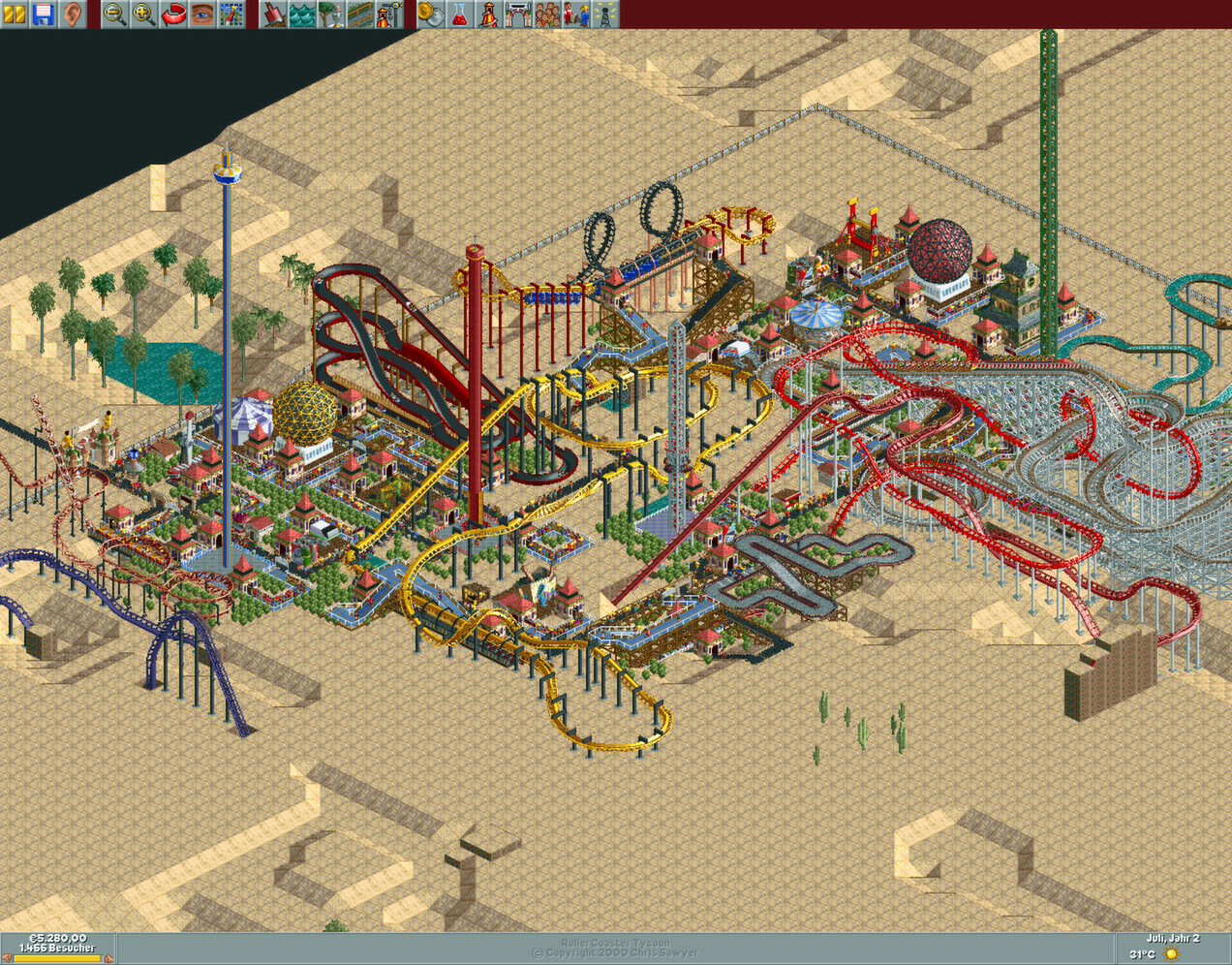 RollerCoaster Tycoon Classic Review - Does not add much to the series —  Steemit