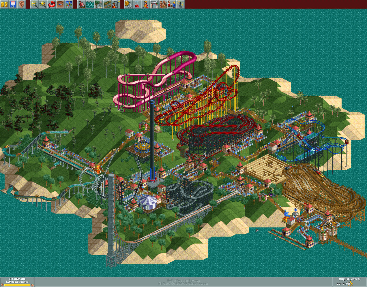 roller coaster tycoon 2 completo em portugues