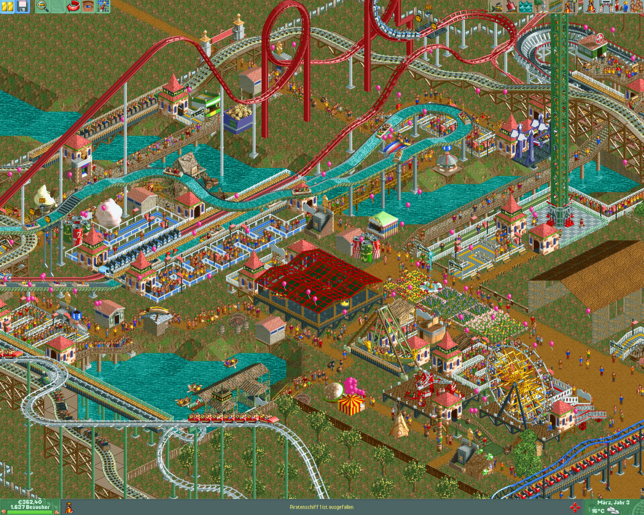 RollerCoaster Tycoon 2 - Triple Thrill Pack 