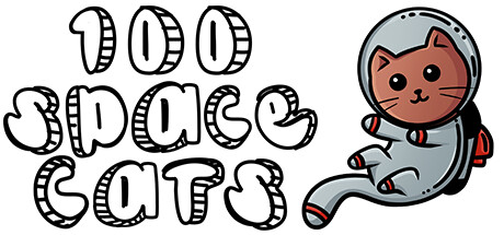 100 Space Cats Cover Image