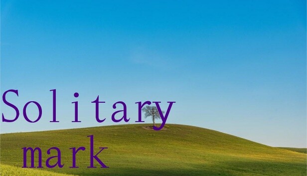 Solitary mark