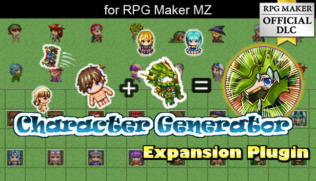 RPG Maker MZ - Character Generator Expansion Plugin Steam capsule image