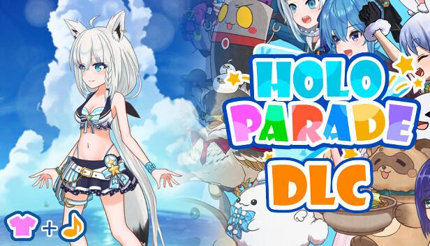 ホロパレードDLC 曲付き衣装パック - 白上フブキ (Windows専用) Steam capsule image