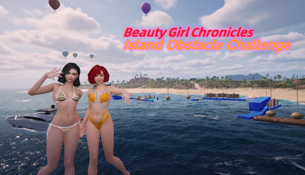 Beauty Girl Chronicles: Island Obstacle Challenge Steam capsule image