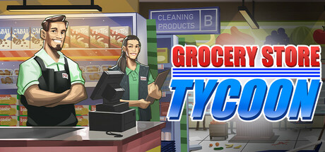 Grocery Store Tycoon Steam header image