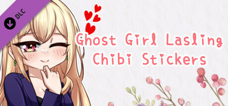 Ghost Girl Lasling-Chibi Stickers Steam header image