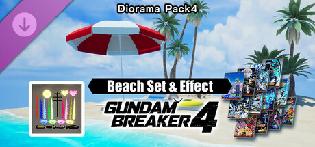 GUNDAM BREAKER 4 - Diorama Pack 4 - Beach Set & Effect Steam header image
