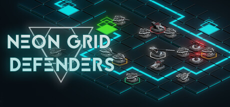 Neon Grid Defenders Steam header image