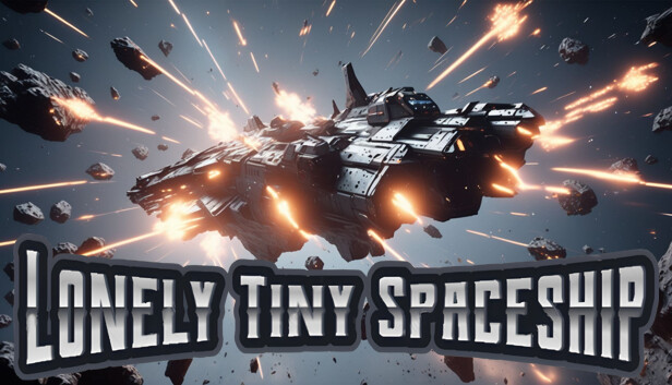 Lonely tiny spaceship