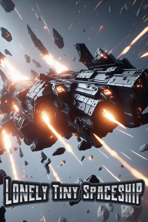 Lonely tiny spaceship