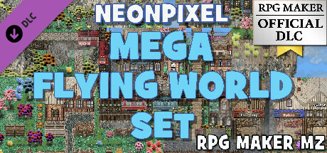 RPG Maker MZ - NEONPIXEL - Mega Flying World header image