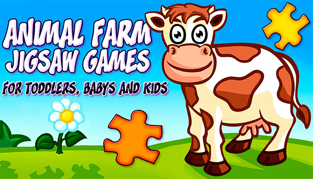Animal Farm Jigsaw Games for Toddlers, Babys and Kids Steam capsule image