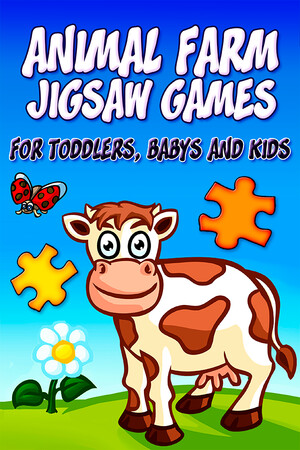Animal Farm Jigsaw Games for Toddlers, Babys and Kids cover art