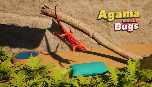 Agama versus Bugs Steam capsule image