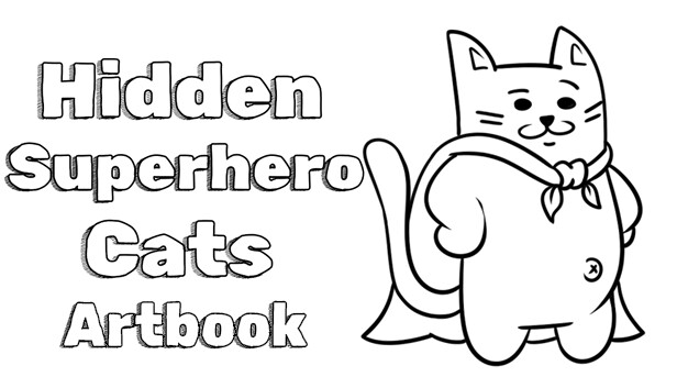 Superhero Cats - Artbook Steam capsule image
