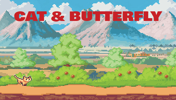 Cat & Butterfly Steam capsule image