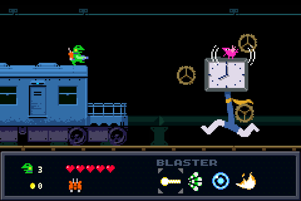 Kero Blaster is a beautiful, brutally retro platformer