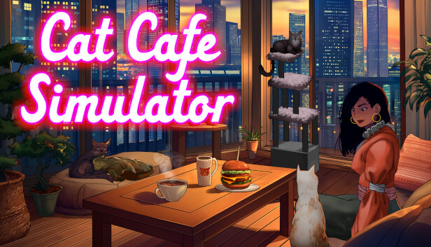 Cat Cafe Simulator Steam capsule image