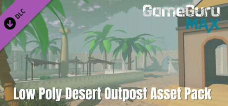 MAX Low Poly Desert Outpost header image