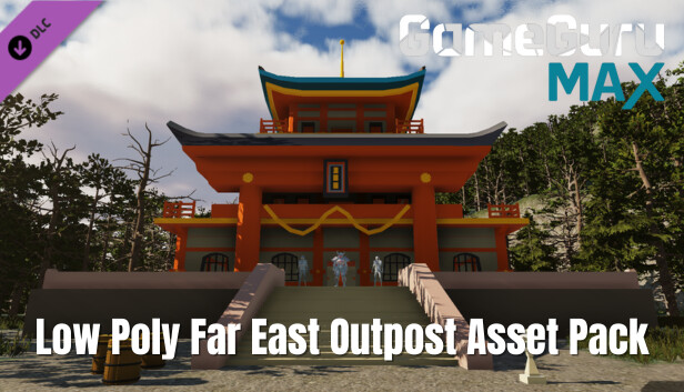 GameGuru MAX - Low Poly Far East Outpost Steam capsule image