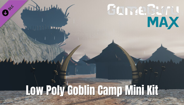 GameGuru MAX - Low Poly Goblin Camp Steam capsule image