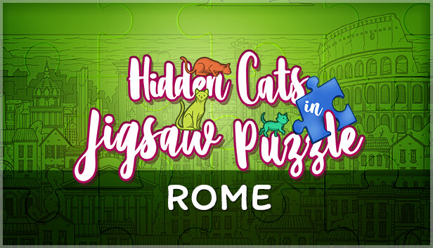 Hidden Cats in Jigsaw Puzzle - Rome Steam capsule image