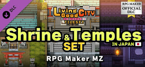 RPG Maker MZ - SERIALGAMES Living Good City Tileset - Shrine and Temples SET