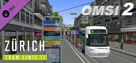 OMSI 2 Add-on Zurich Tram Line 11 header image