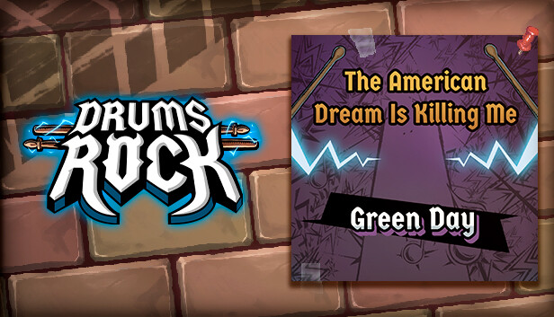 Drums Rock: Green Day - 'The American Dream Is Killing Me' Steam capsule image
