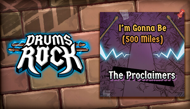 Drums Rock: The Proclaimers - 'I'm Gonna Be (500 Miles)' Steam capsule image
